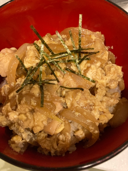 ちょっと甘めの親子丼♩