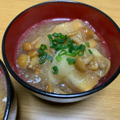 みぞれと揚げたお餅の組み合わせ、最高ですね☆ほっとする美味しさ♫ごちそう様でした‼︎