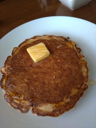 簡単!お砂糖なし!オートミールパンケーキ