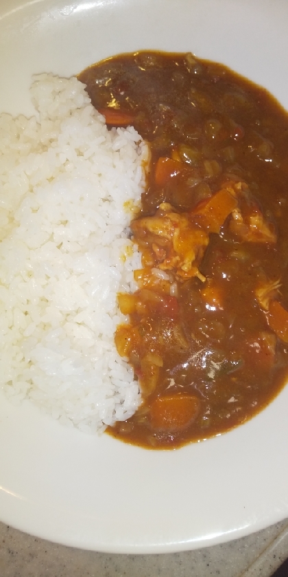 【ホットクック】鶏もも肉の無水カレー