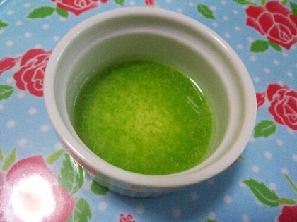 グリーンピーススープ（離乳食）