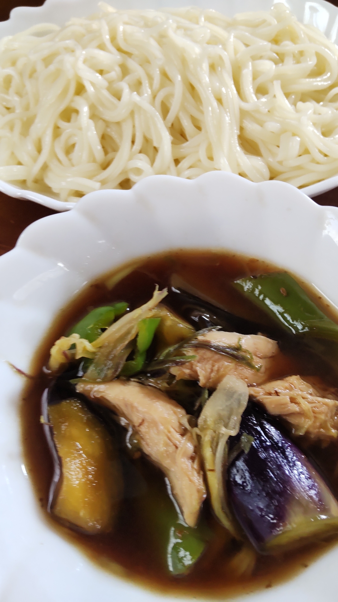 具たっぷりの素麺つゆ