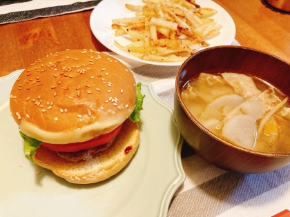 照り焼きチーズハンバーガー