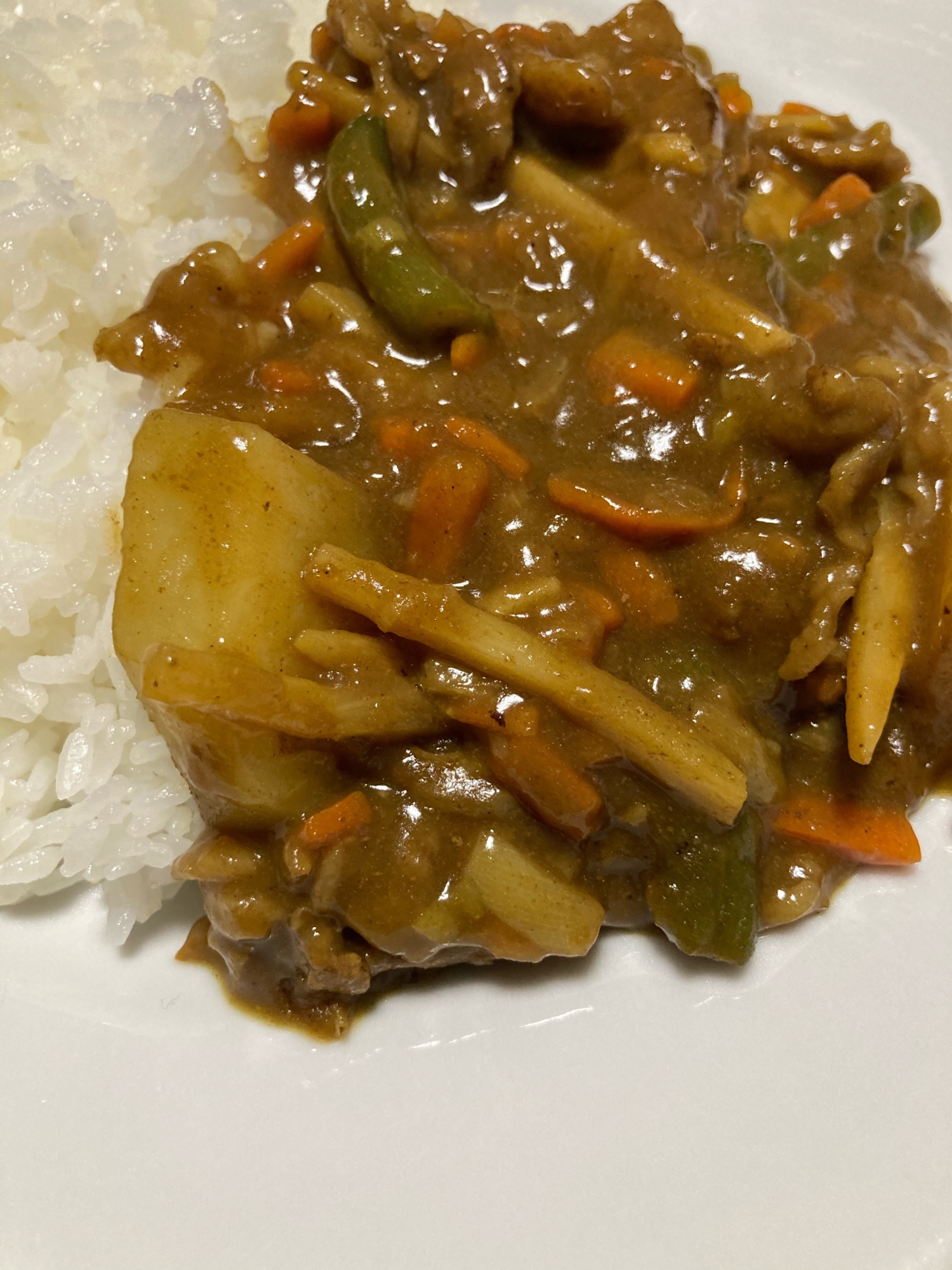 残り物野菜カレー