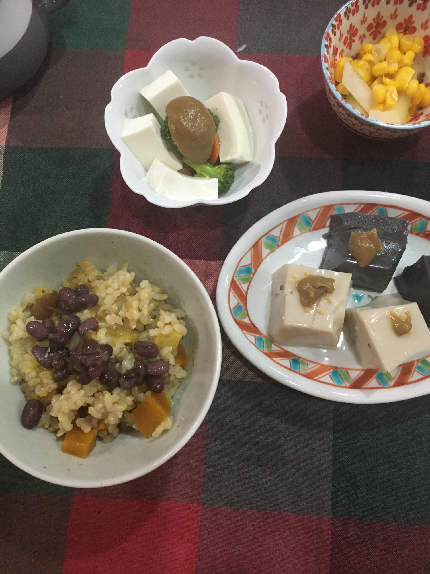 薩摩芋と南瓜の炊き込みご飯