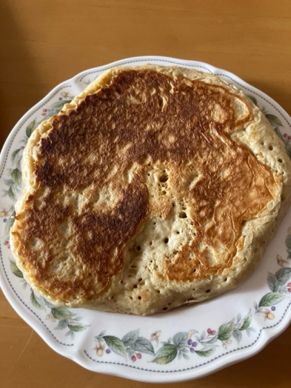 朝食に☆コーヒー風味のホットケーキ