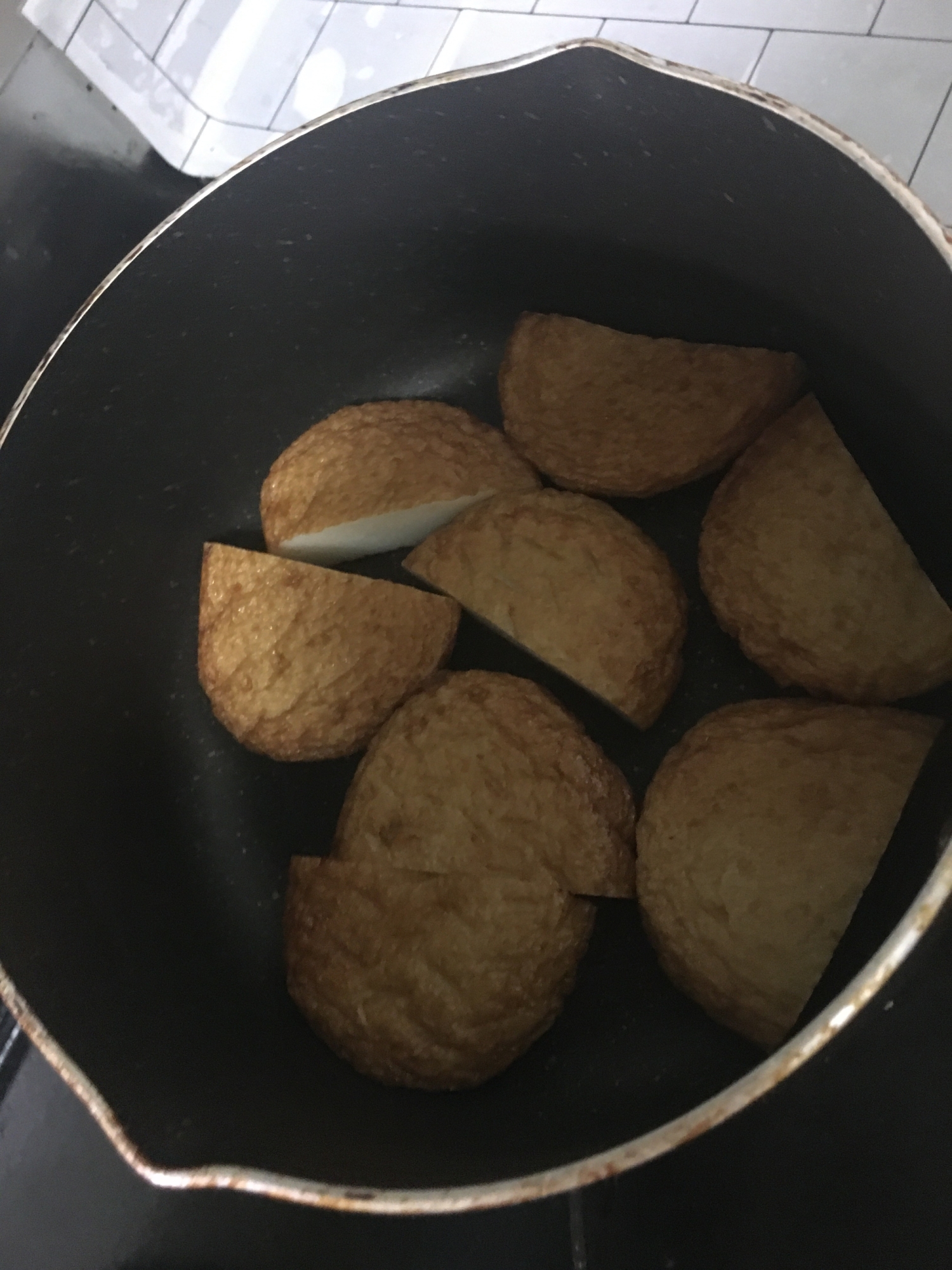 さつま揚げのバター醤油炒め