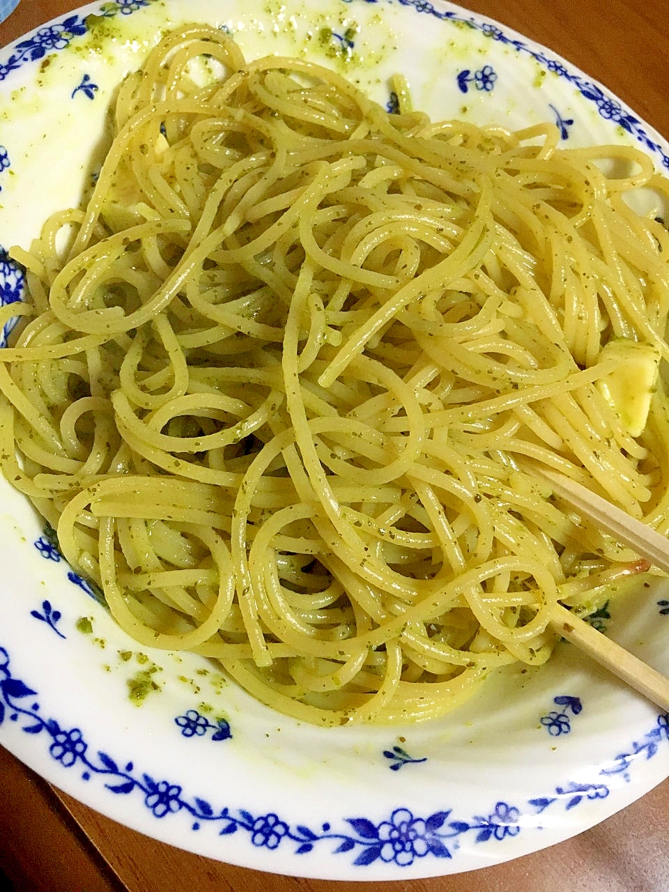 簡単シソとチーズのパスタ