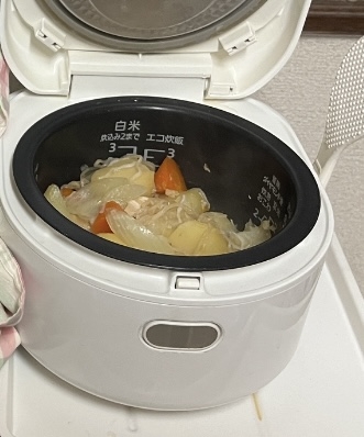 低温調理！炊飯器で肉じゃが作り☆