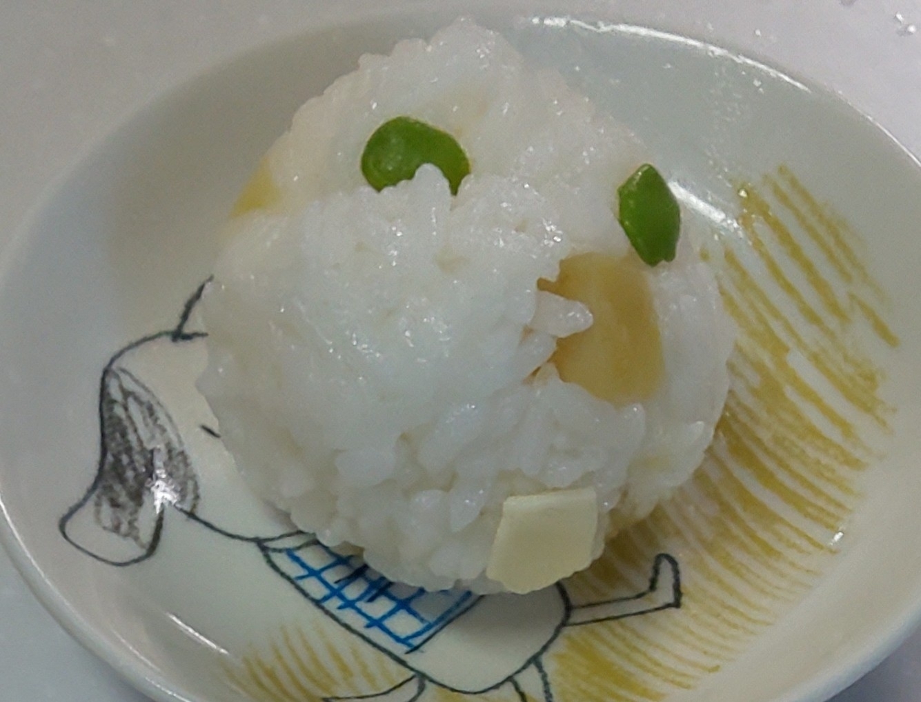 ☆さつまいもと枝豆チーズのおむすび☆