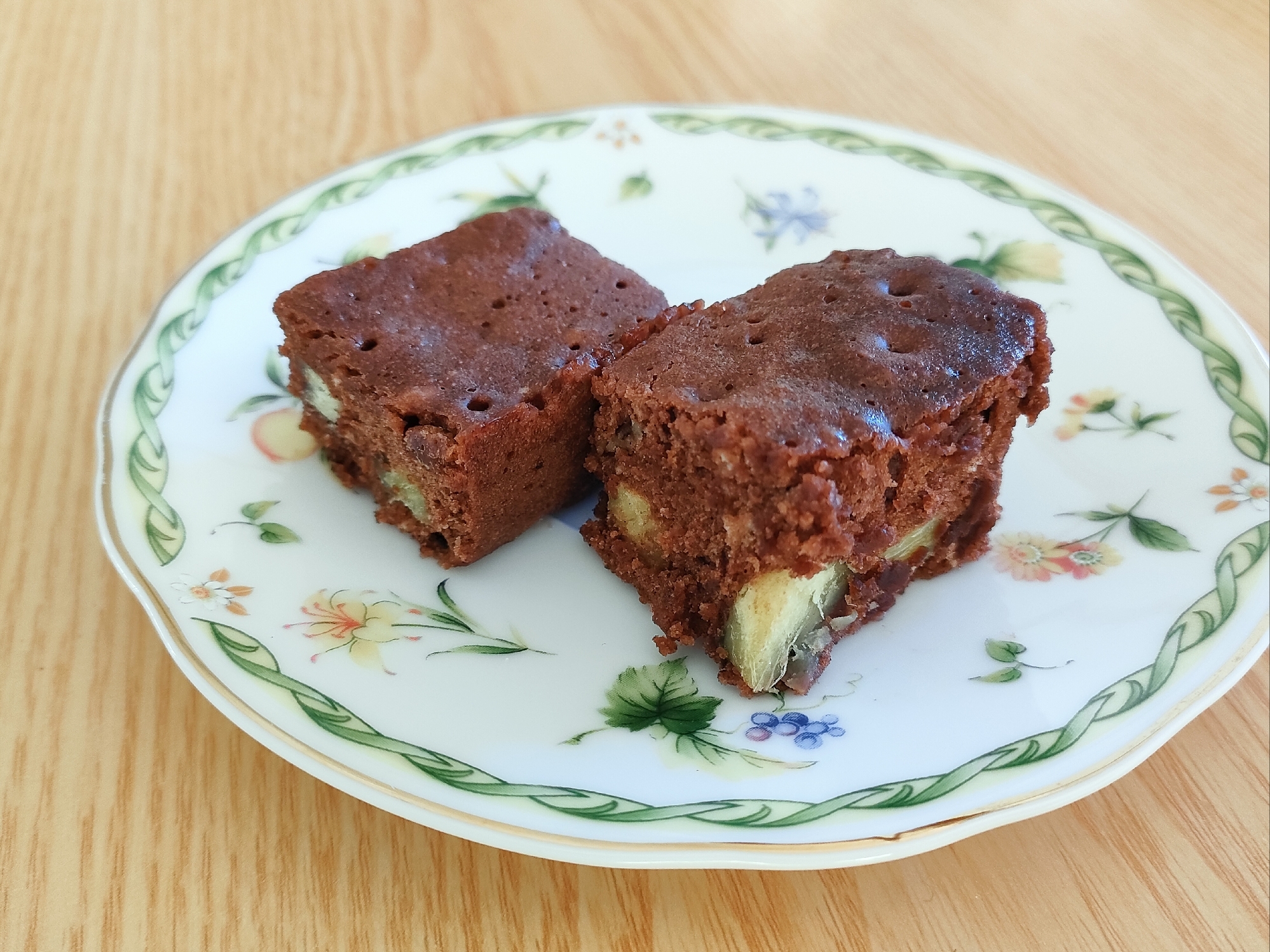 レンジで簡単☆さつまいものココアケーキ