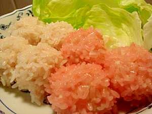 紅白しうまい 肉団子のもち米蒸し 食紅なくても レシピ 作り方 By ねあっっ 楽天レシピ 紅白しうまい 肉団子のもち米蒸し 食紅なくても レシピ 作り方 By ねあっっ 楽天レシピ