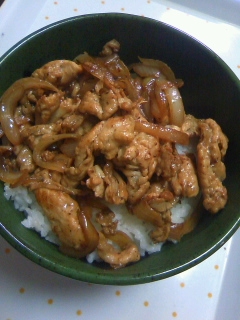 マヨ醤油☆豚肉丼