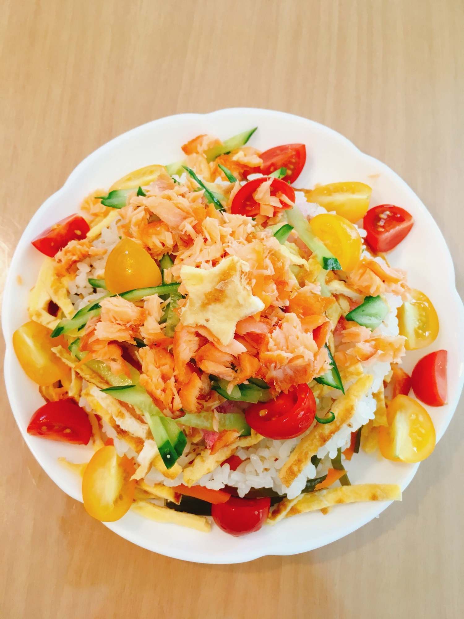 簡単!節約!鮭ちらし寿司