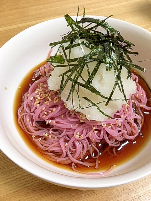 おろしたっぷり☆ぶっかけ紫蘇素麺