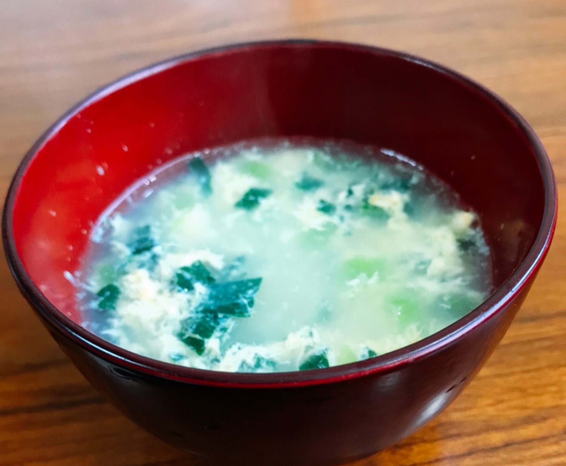 時短☆5分で作れる！小松菜と卵の中華スープ