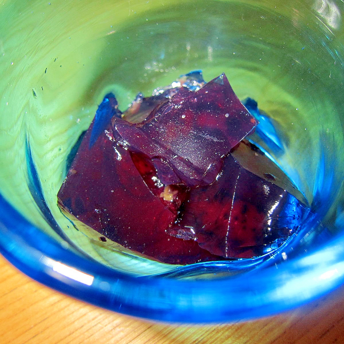 蜜柑と紫蘇ジュースゼリー