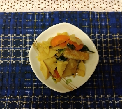たけのこの昆布だし煮物