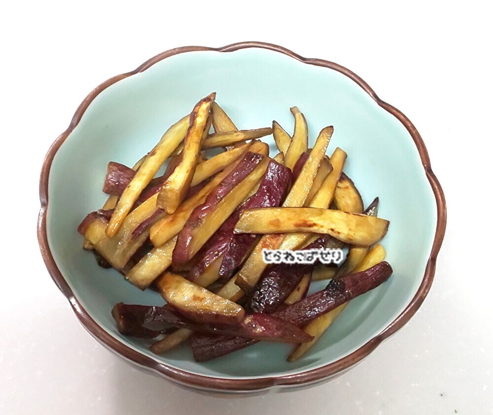 さつまいものバターきんぴら
