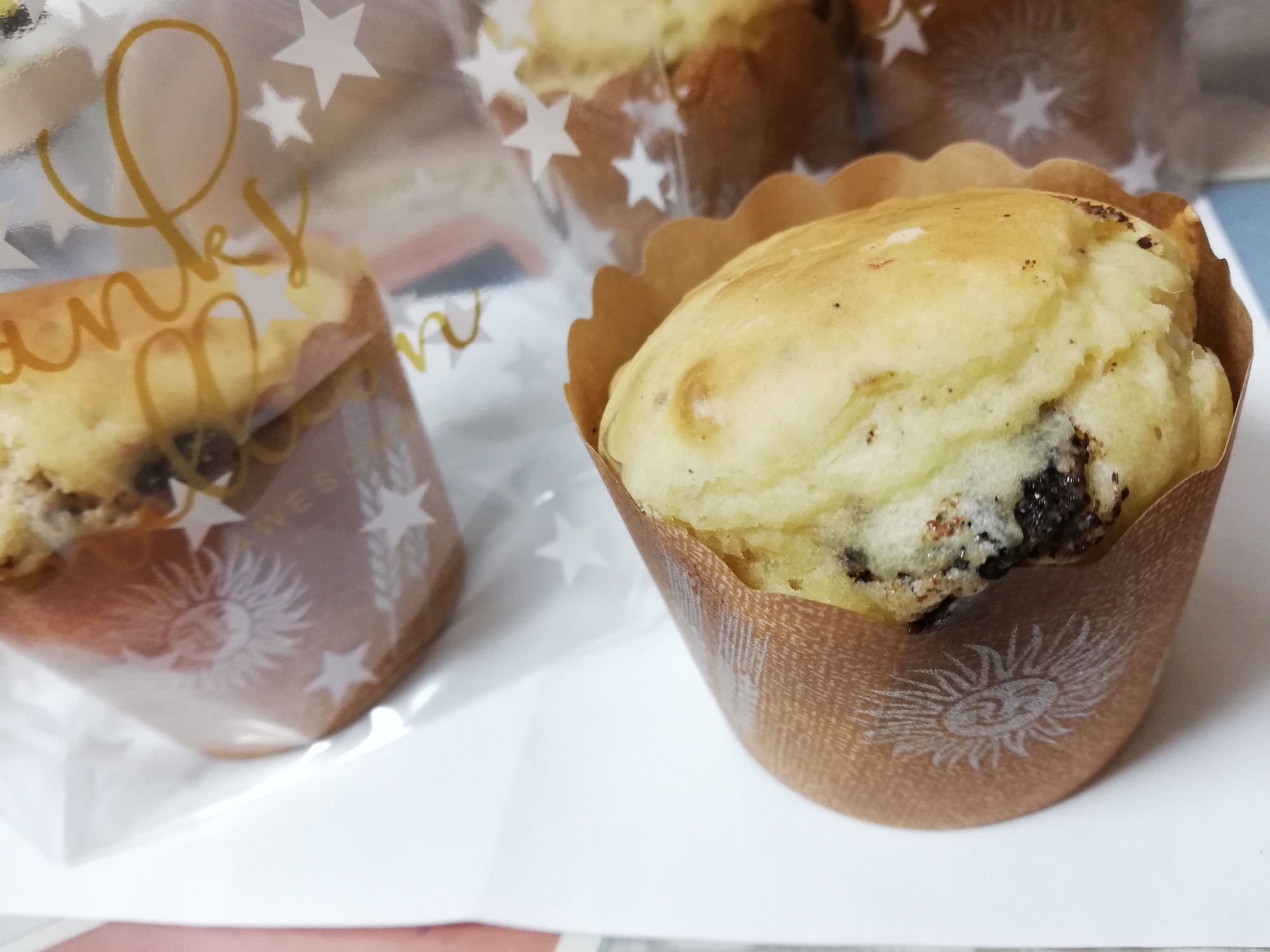 ブラックサンダーのカップケーキ レシピ 作り方 By たぬきつね 楽天レシピ