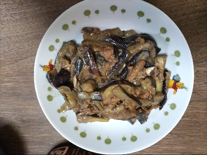 いわしの味噌煮缶詰と味噌だれ茄子丼