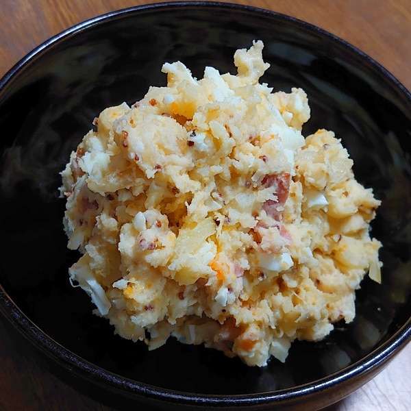 茹で卵とベーコンのマスタードポテトサラダ レシピ 作り方 By あーじぇー 楽天レシピ 茹で卵とベーコンのマスタードポテトサラダ レシピ 作り方 By あーじぇー 楽天レシピ