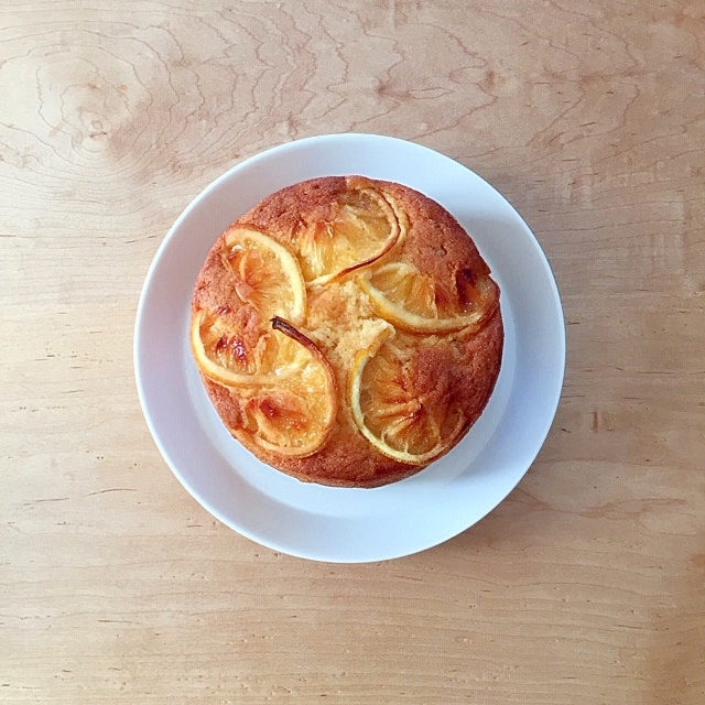 オレンジのバターケーキ　12ｃｍ丸形