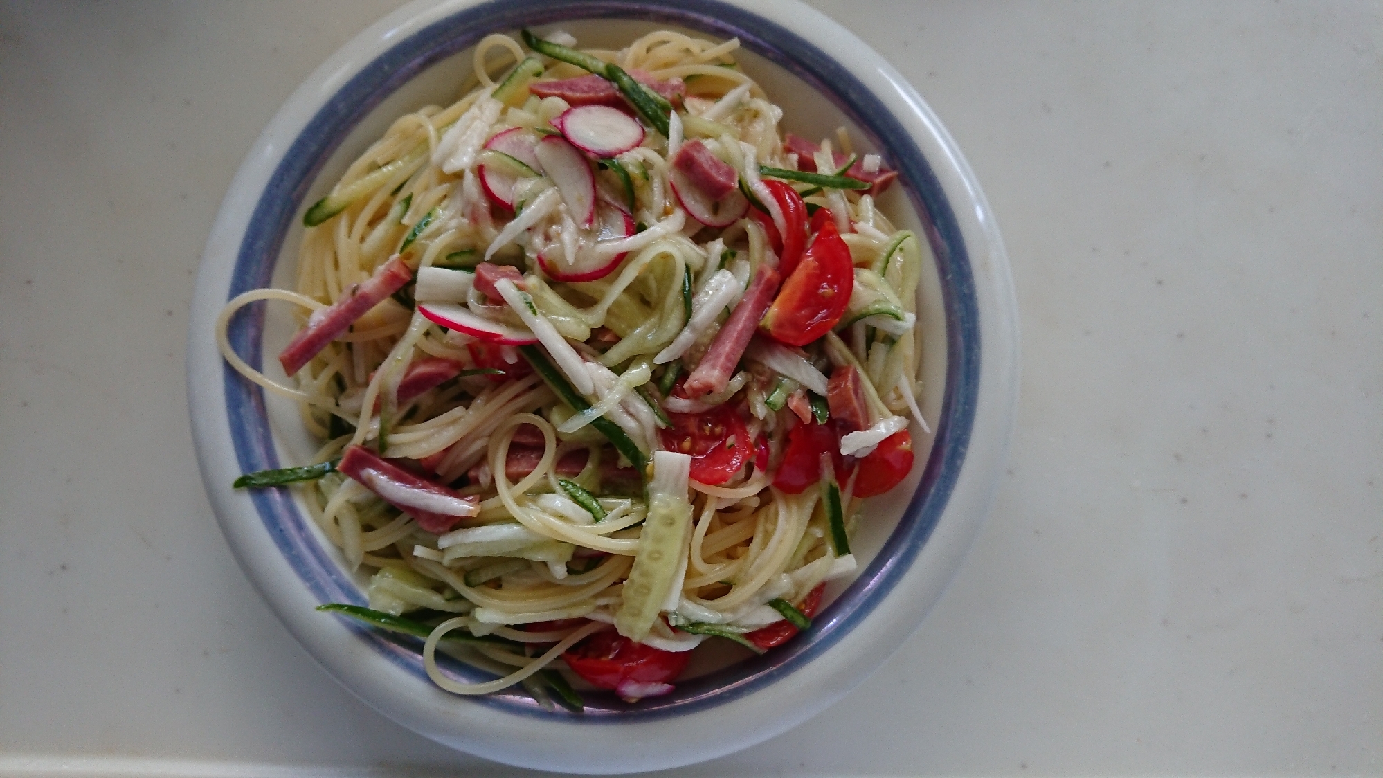 さっぱり、でもピリ辛夏パスタ