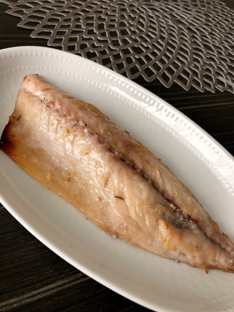 鯖の塩麹味噌漬け焼き/魚焼きグリル