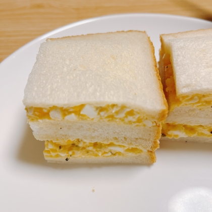 ★生卵から５分で！ボリューム たまごサンド★