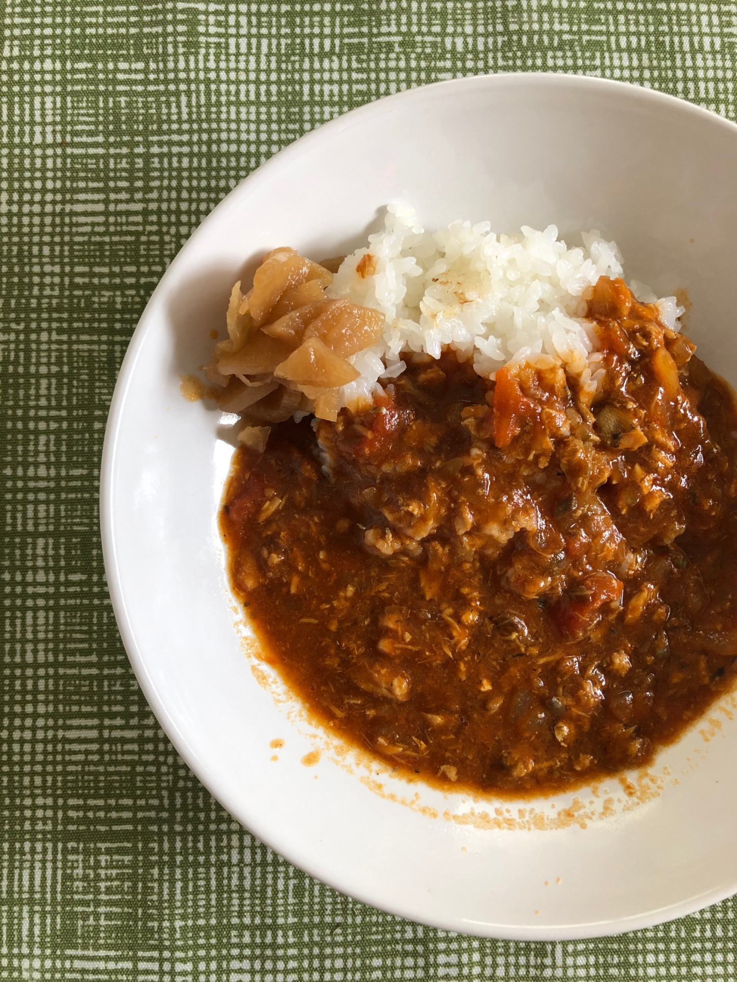 鯖缶トマトカレー