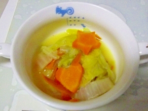 粉ミルクで☆白菜のミルクスープ