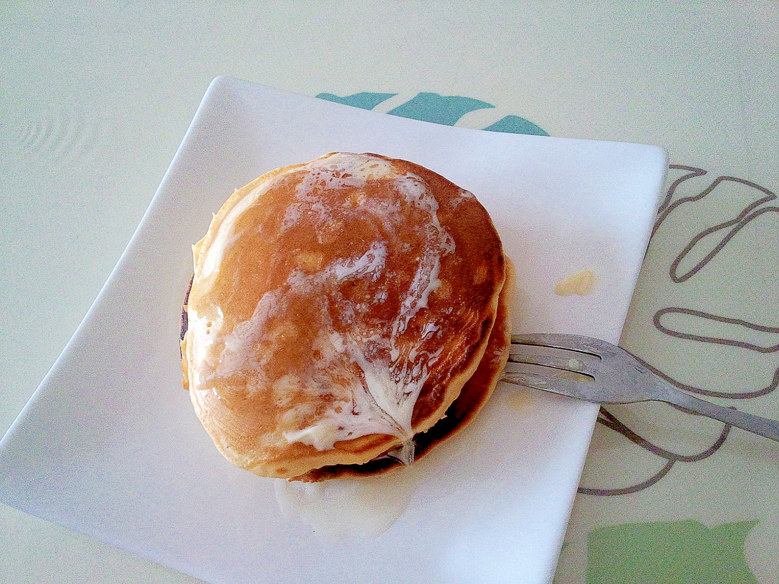 卵が濃い~ホットケーキ++