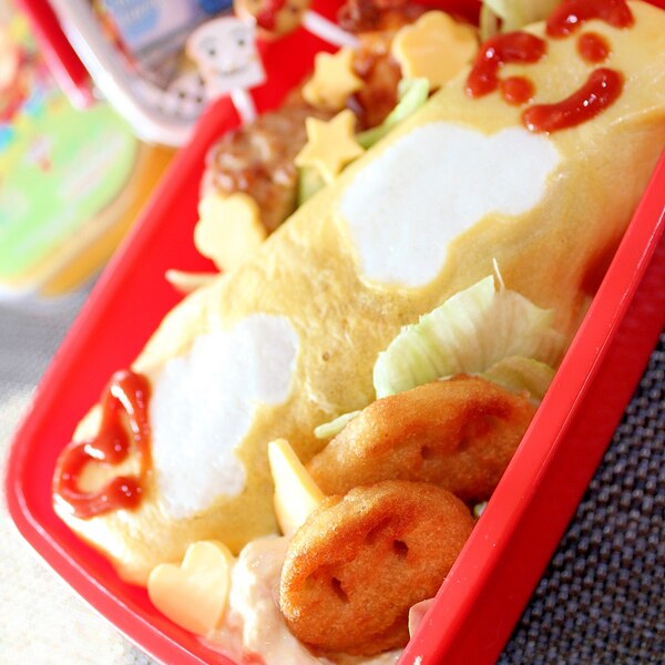 キャラ弁に 型抜き 薄焼き卵 コツ付きオムそばめし レシピ 作り方 By ラムちゃん1224 楽天レシピ キャラ弁に 型抜き 薄焼き卵 コツ付きオムそばめし レシピ 作り方 By ラムちゃん1224 楽天レシピ