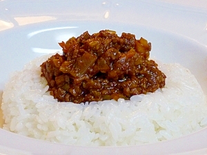 ナス入りキーマカレー