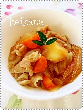 超簡単 ル クルーゼで水なし 我が家の肉じゃが レシピ 作り方 By keikana 楽天レシピ