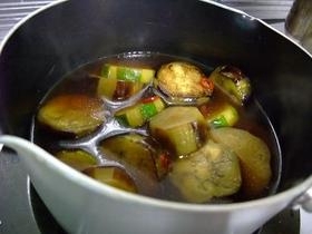 茄子とズッキーニの煮浸し