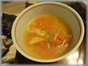ザーサイとトマトのスープ