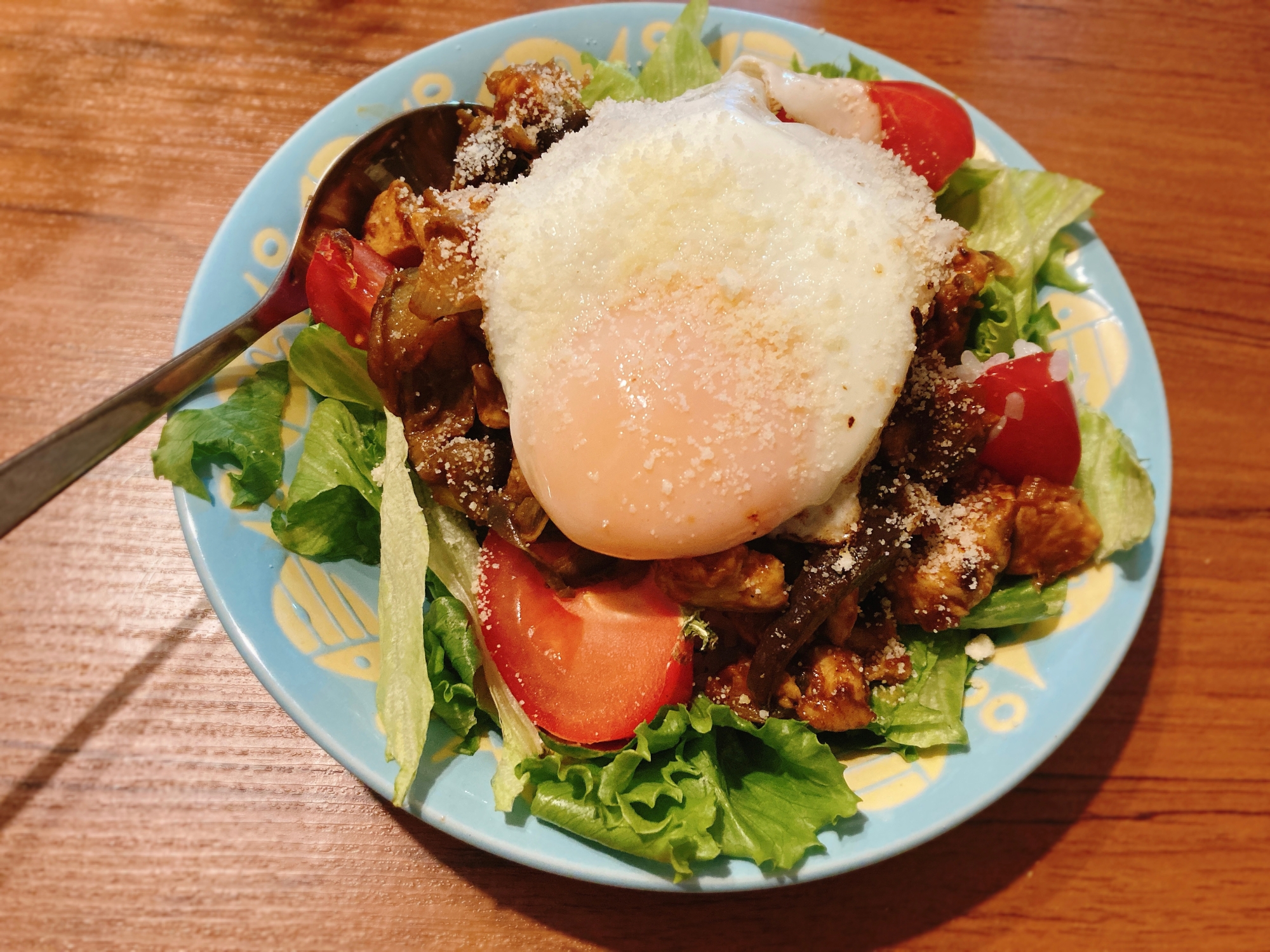 カレールゥ1個で♪カフェスタイルの茄子チキンカレー