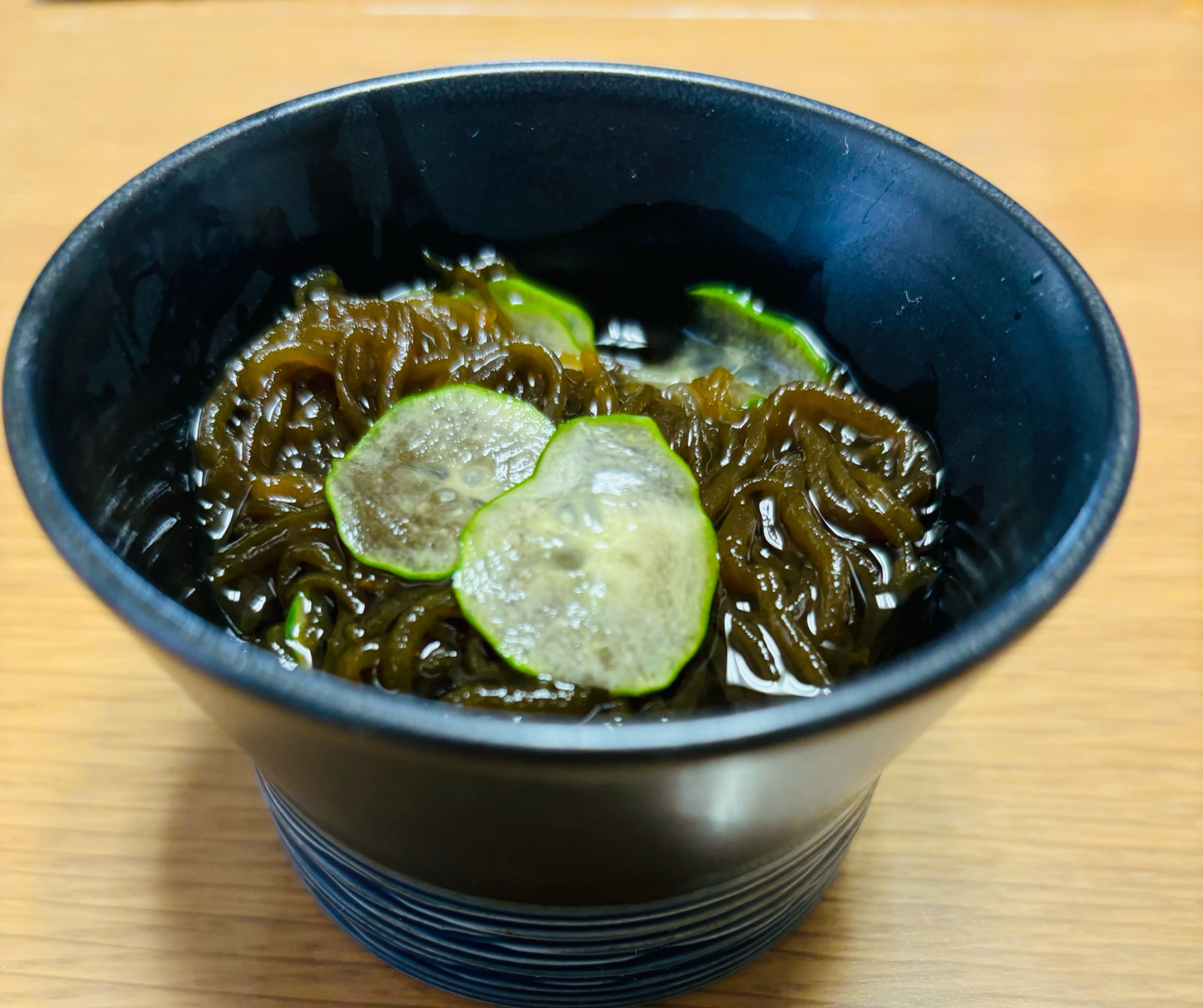 汁まで飲める♪こどもと作るもずく酢