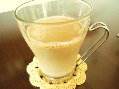 やっと温かくなってもしかして今年の初アイスコーヒーかも？　
メープル＆ミルクでまったり美味しく頂きました。
レシピありがとうございました（*^_^*）