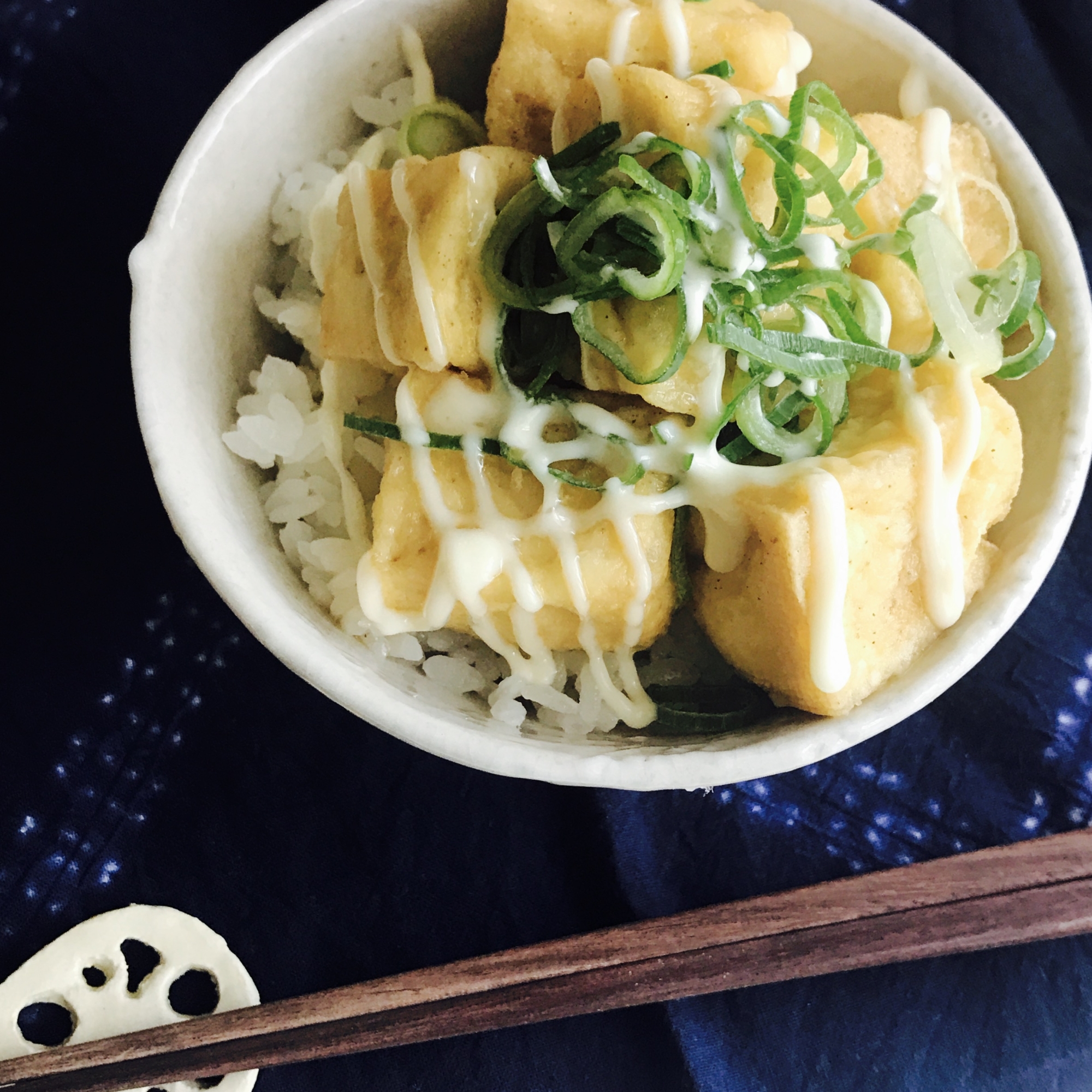 格安レシピ!お豆腐唐揚げ丼