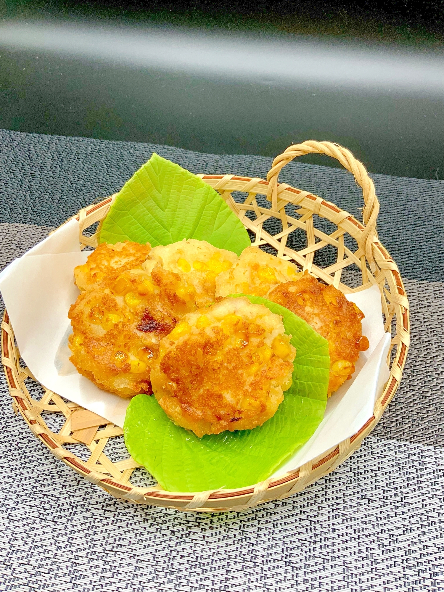 たっぷりコーンのフワフワ焼き♡