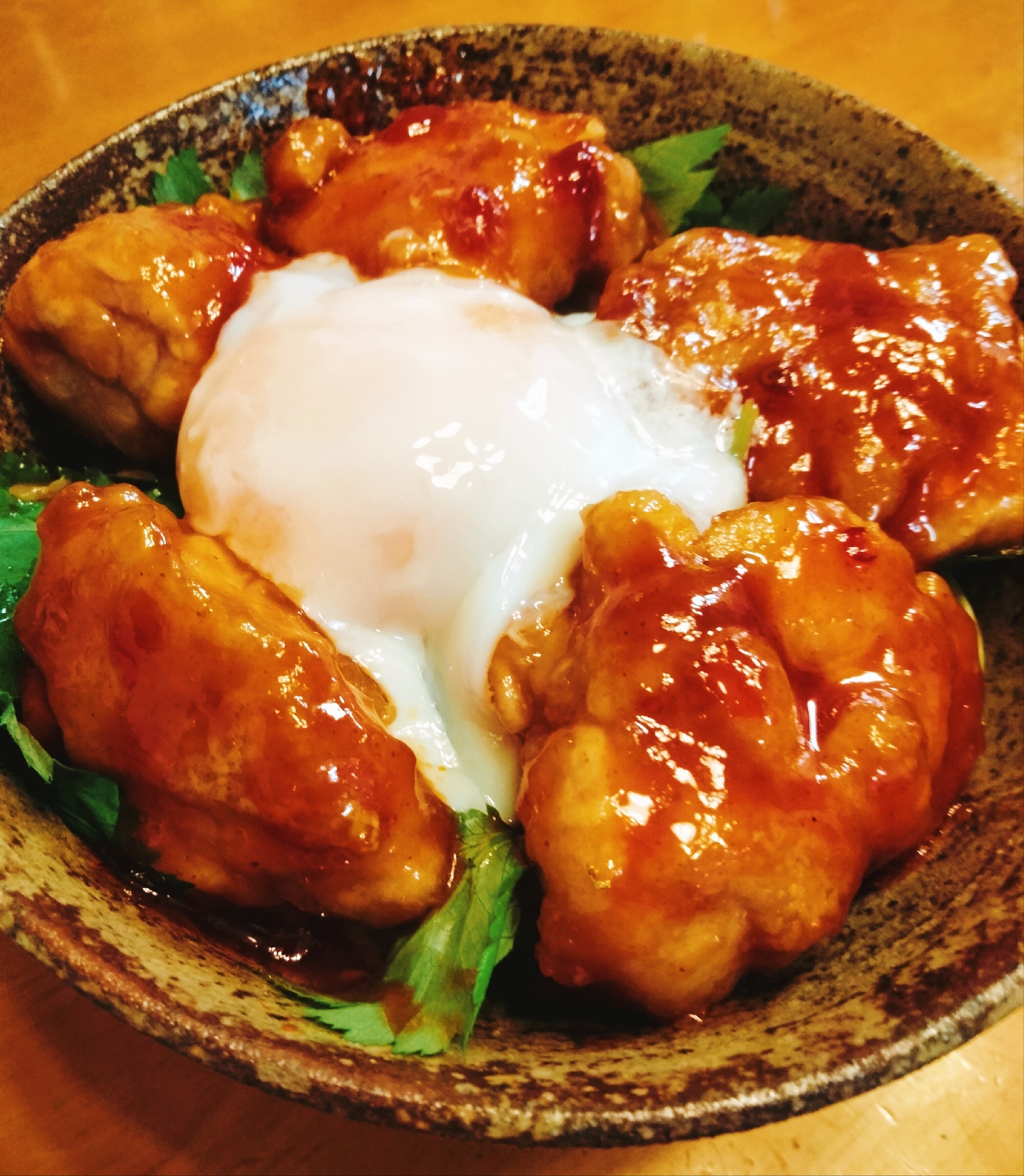 韓国風甘辛チキン丼