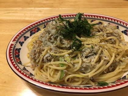 優しい味だね♡と、家族にも好評でした。濃厚な味になりがちなので、さっぱりしたパスタも献立に入れていきたいです♪