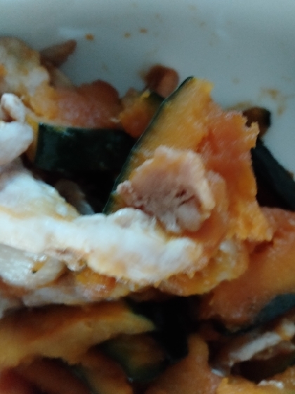 ご飯がすすむ☆豚肉とかぼちゃのごま照り焼き