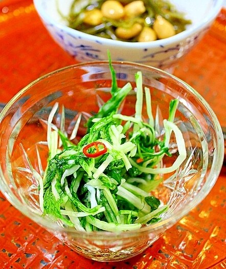 水菜の一夜漬け レシピ・作り方 by きばな - 楽天レシピ