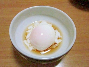 オリジナルおだしで濃厚温泉卵