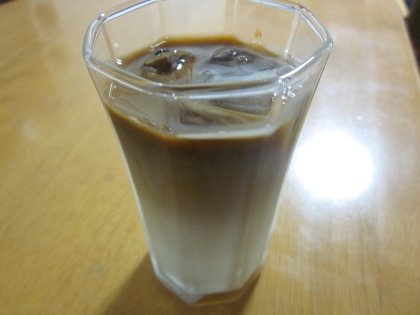 ホントに気軽に作れるのに、カフェでいただくようなアイスコーヒーができました(*^_^*)
甘くて美味しかったです♡