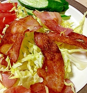 おかあさんの知恵袋 ヘルシーカリカリベーコン レシピ・作り方 by